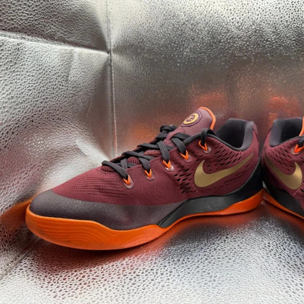 Size 7Y Nike Kobe 9 IX EM Deep Garnet GS Hyper Crimson Kids‎ Shoes 653593-601